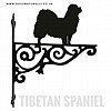 Tibetan Spaniel Ornate Wall Bracket
